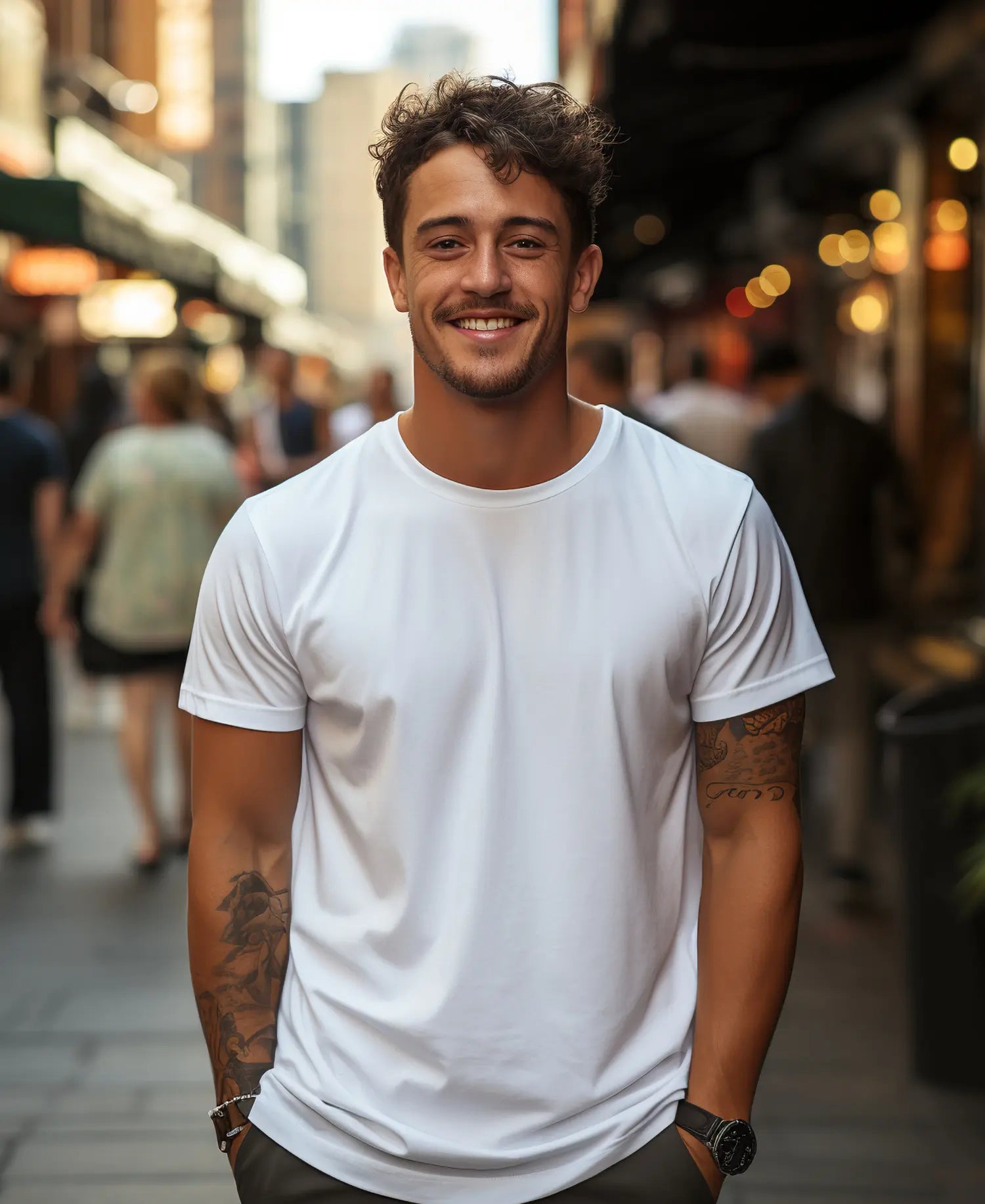 T-shirt med eget tryck för snygga profilkläder