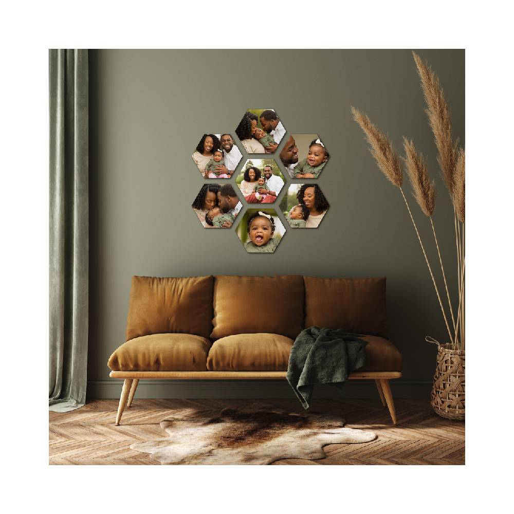 Fotopanel hexagon 23x20cm