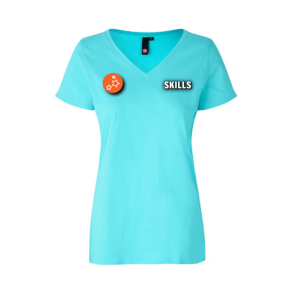 CORE - V-ringad T-shirt - Dam