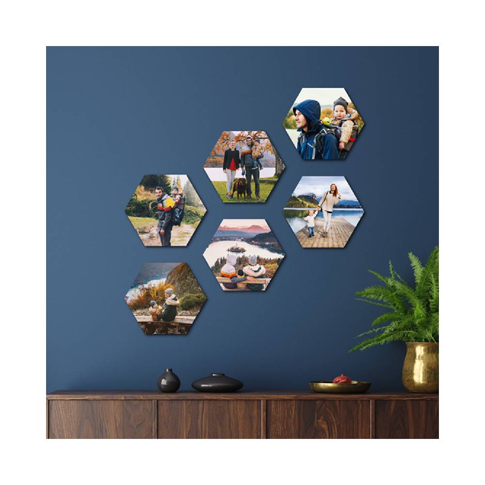 Fotopanel hexagon 23x20cm